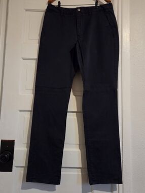 Bonobos Slim Straight-Leg Navy Pants Men's 35x36 TALL Long Inseam